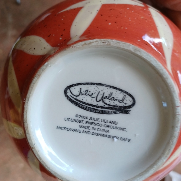 Julie Ueland Soup/Cereal Bamboo Pattern Bowls - Picture 5 of 8